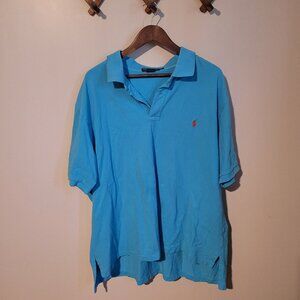 POLO Ralph Lauren Teal Short Sleeve Polo SZ 2XB
